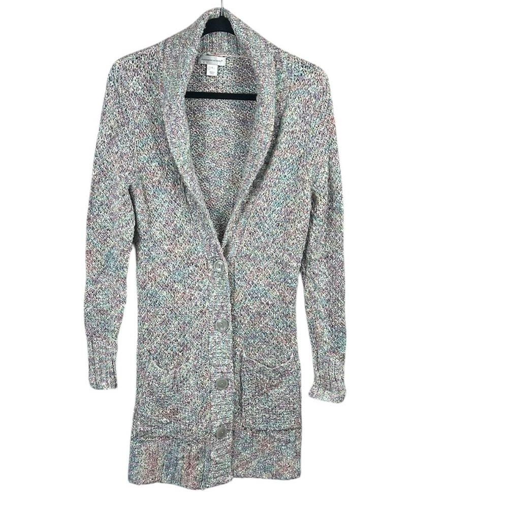 Christopher & Banks Pastel Knit Cardigan Sweater Size S